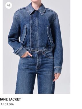 Agolde Shane Jacket in Arcadia. Size Large